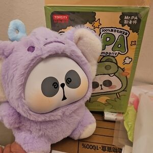 Mr. PA Purple Plush Toy with Box 200%